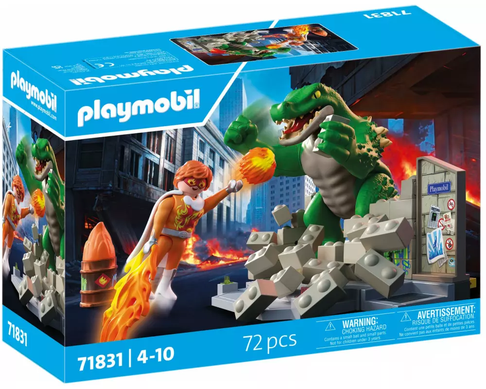 Playmobil Heroes: Helden-Showdown mit der Riesenechse 71831