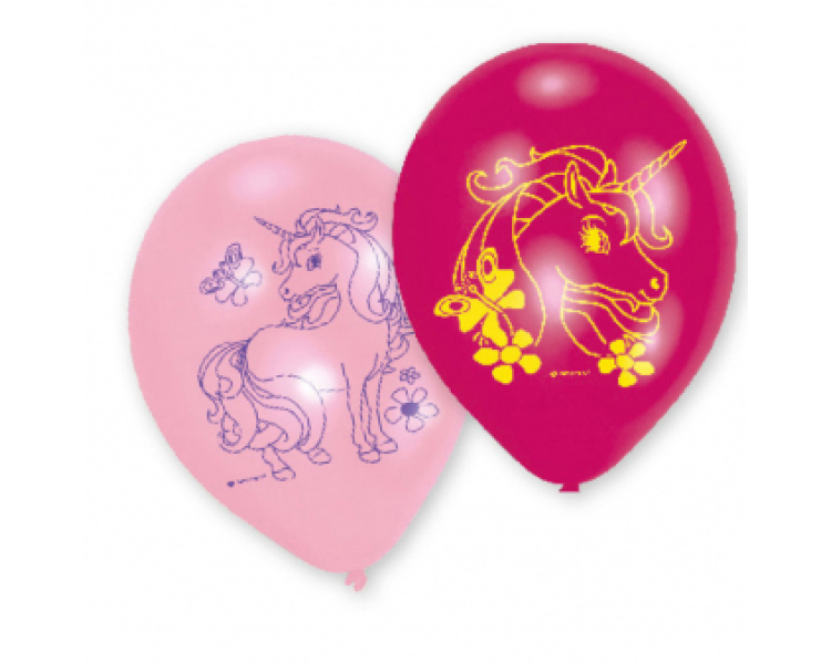 NEUTRAL Ballon Einhorn 22.8cm 9902112 6 Stück
