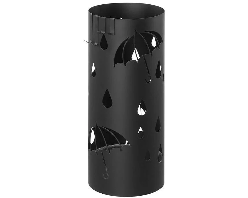 Songmics Schirmständer Schwarz