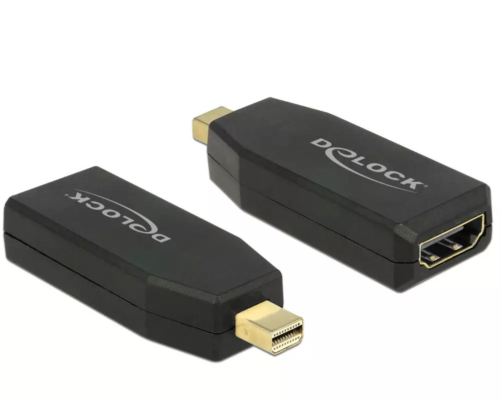 Delock Adapter Mini-Displayport – HDMI passiv, 4K, schwarz