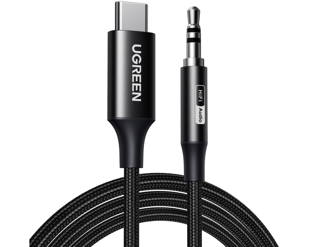 UGREEN Audio Adapter USB C, 3.5 mm 55734 Black