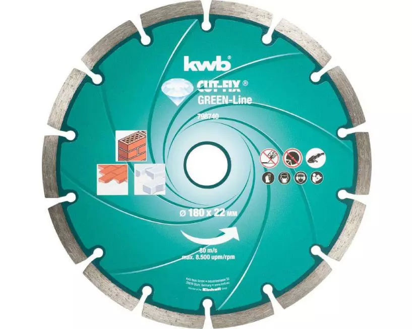 kwb Trennscheibe Green-Line Diamant 180 mm