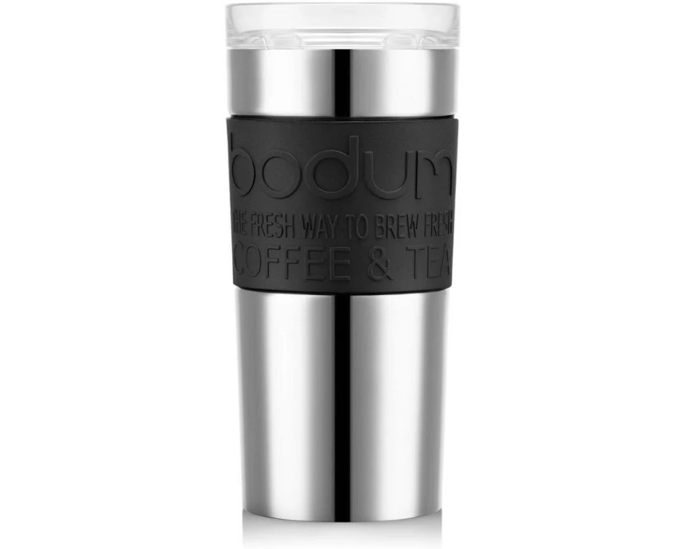 Bodum Travel Mug Iced Vanilla Latte, Silber, 0.35 l