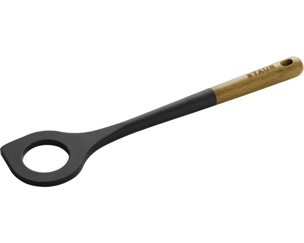 Staub Kochlöffel mit Loch Braun/Schwarz