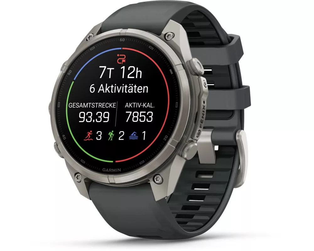 GARMIN Fenix 9 Pro 47 mm, Carbongrau