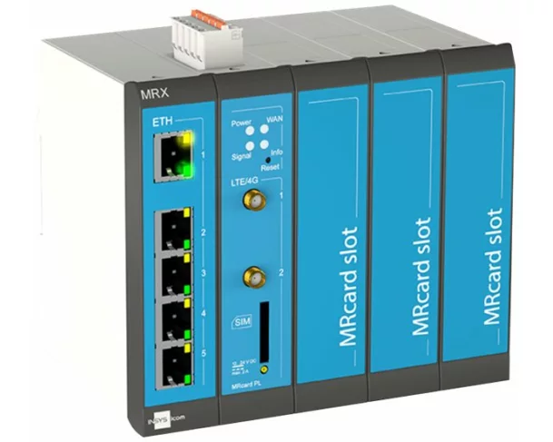 INSYS icom MRX5 LTE modularer Router inkl. LTE450 VPN Option