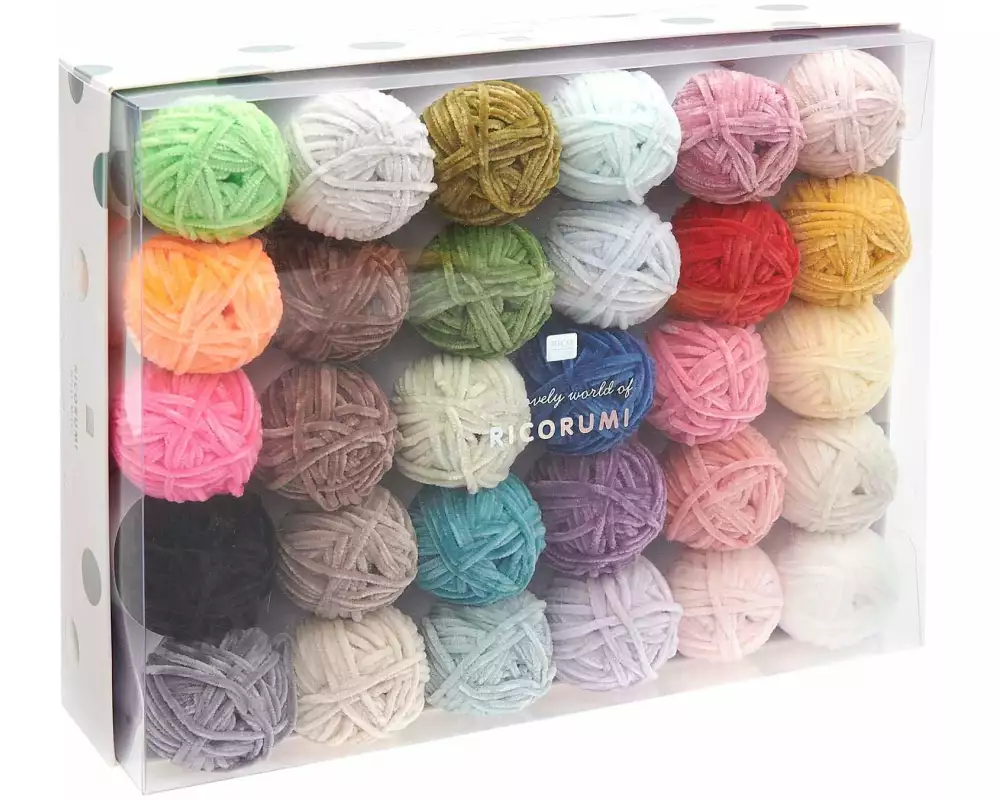 Rico Design Wolle Ricorumi Nilli Nilli Mehrfarbig, 30er Set