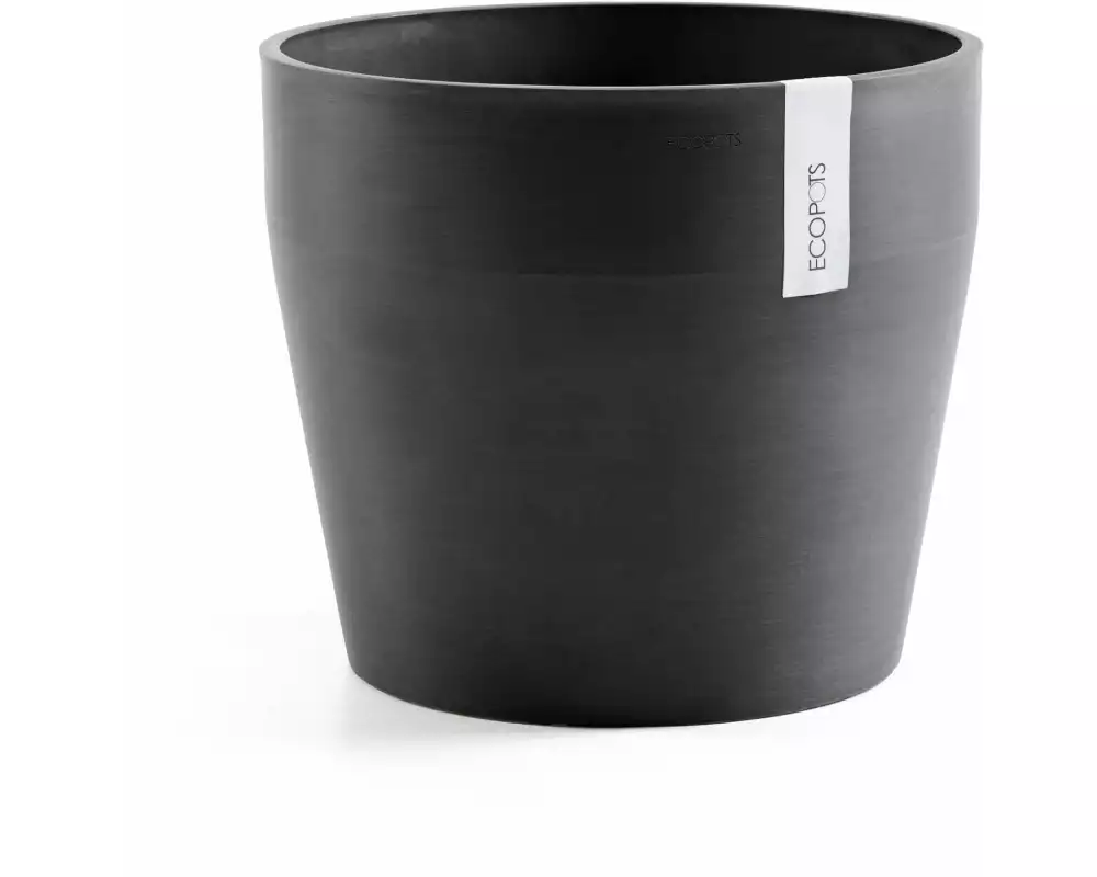 Ecopots Blumentopf Sankara Ø 40 cm Dunkelgrau