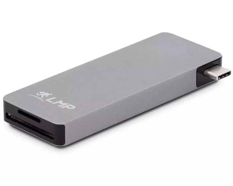 LMP Dockingstation USB-C Basic Hub Space Grau
