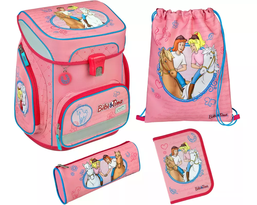 Scooli Schulthek-Set 5-teilig Bibi und Tina, 18 l