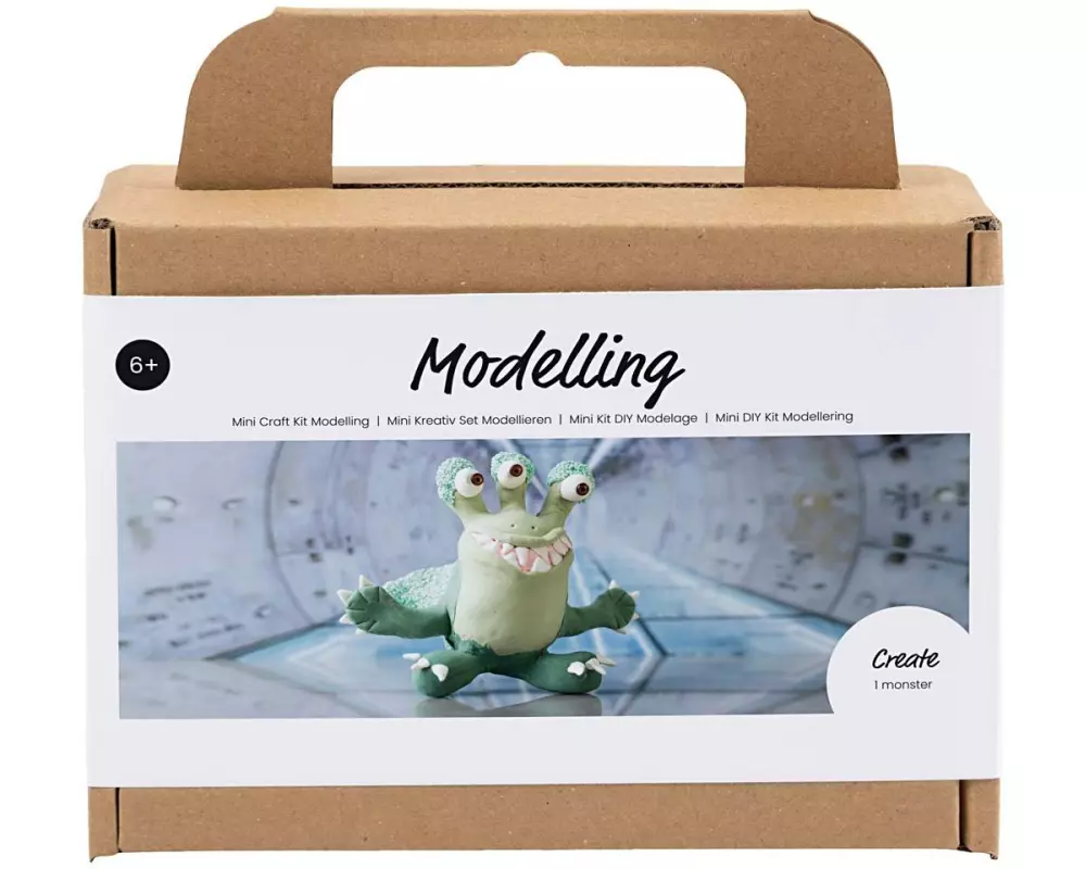 Creativ Company Modellier-Set Monster Grün