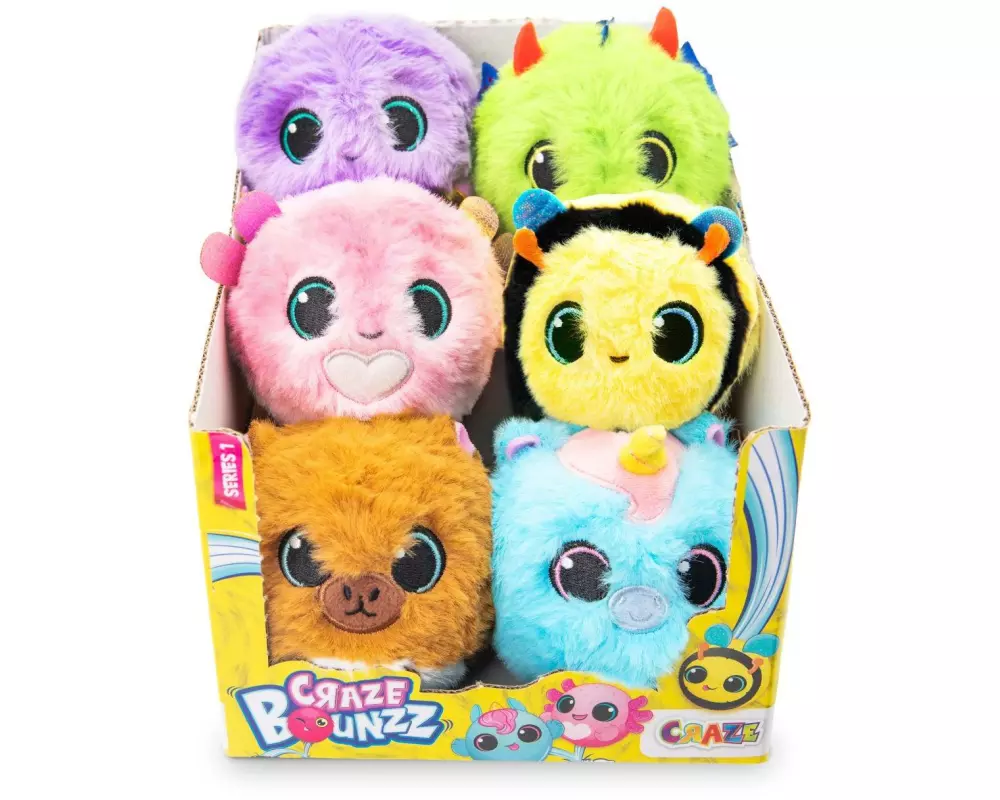 Craze Bounzz Plüsch Bälle Assortiert