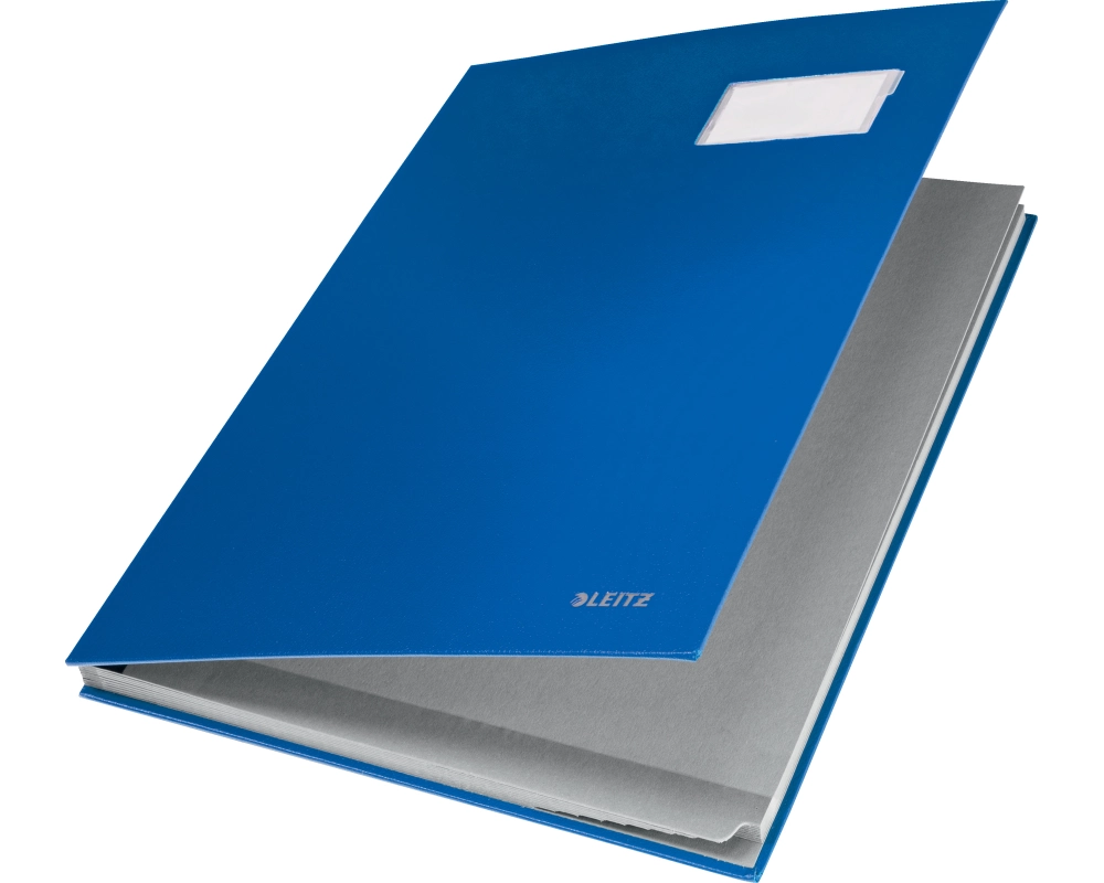 LEITZ Unterschriftsmappen A4 57010035 blau 10 Fächer