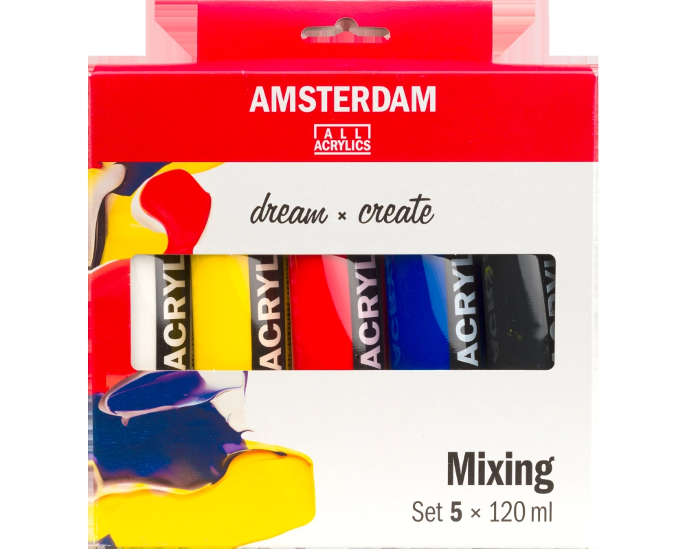 AMSTERDAM Standard Series Acryl Set 17791904 Mischset 5x120ml
