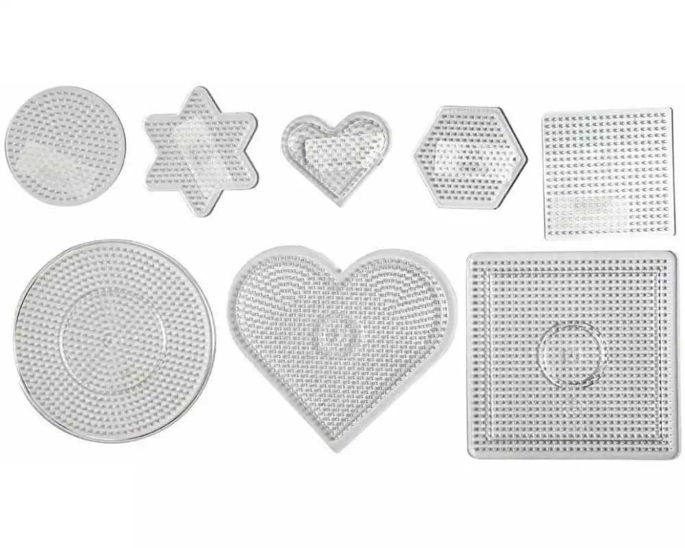 Creativ Company Bügelperlen Platten 8er Transparent