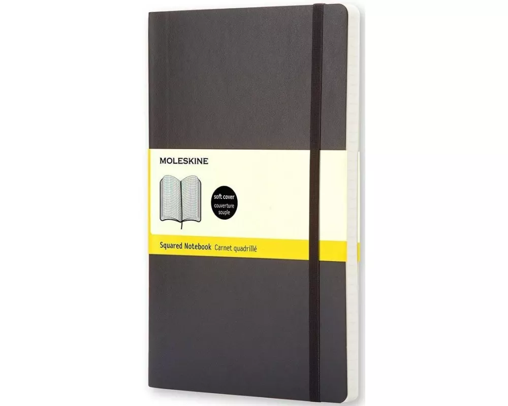 Moleskine Notizbuch Classic A6 Kariert, Softcover, 192 Seiten