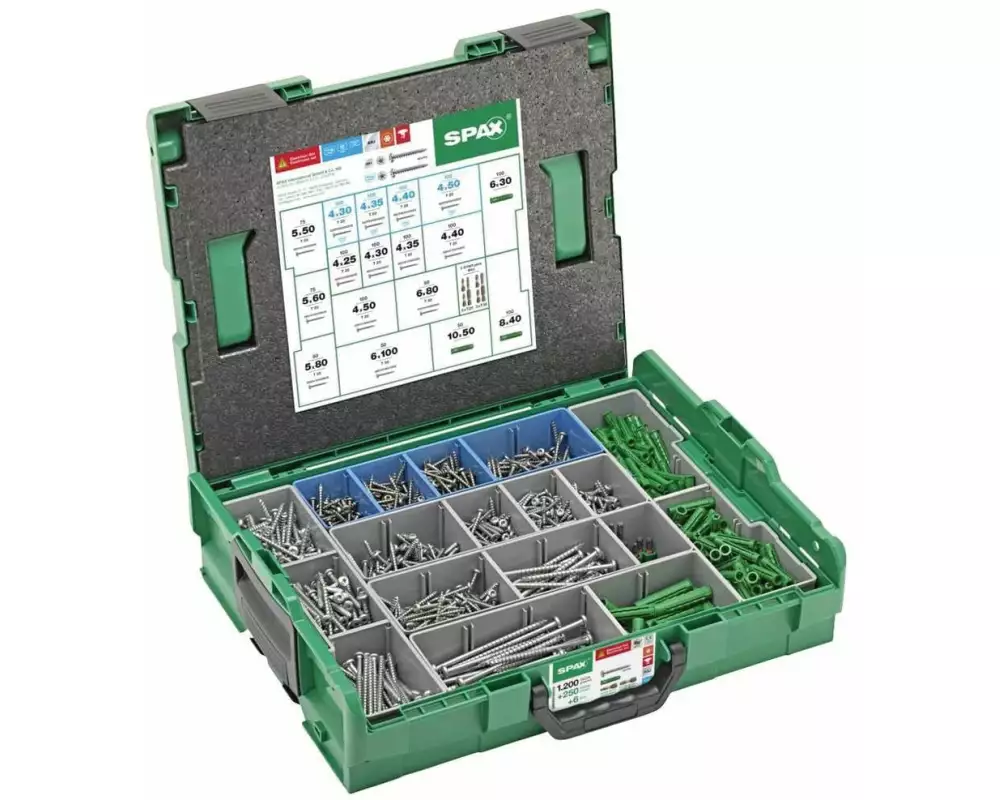 Spax Montagekoffer L-BOXX 10 x 100 mm, 1 Stück