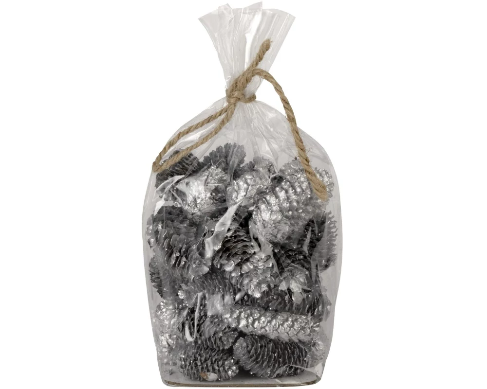 EGLO Deko Zapfen Tigbao Silber Zapfen