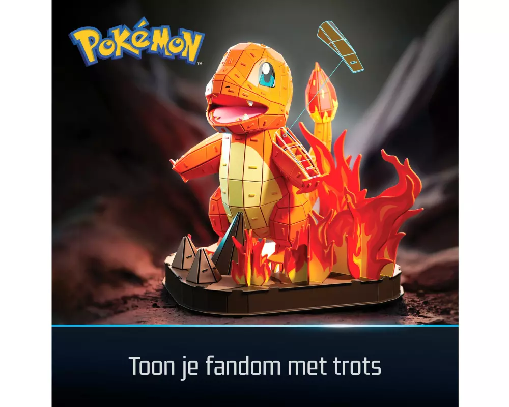 Spinmaster Pokémon Glumanda 3D-Puzzle