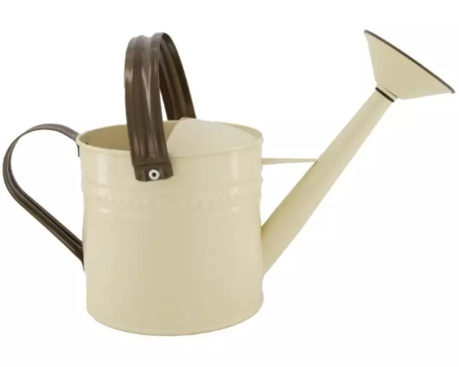 CHALET Giesskanne Amali 25 cm, Braun/Weiss