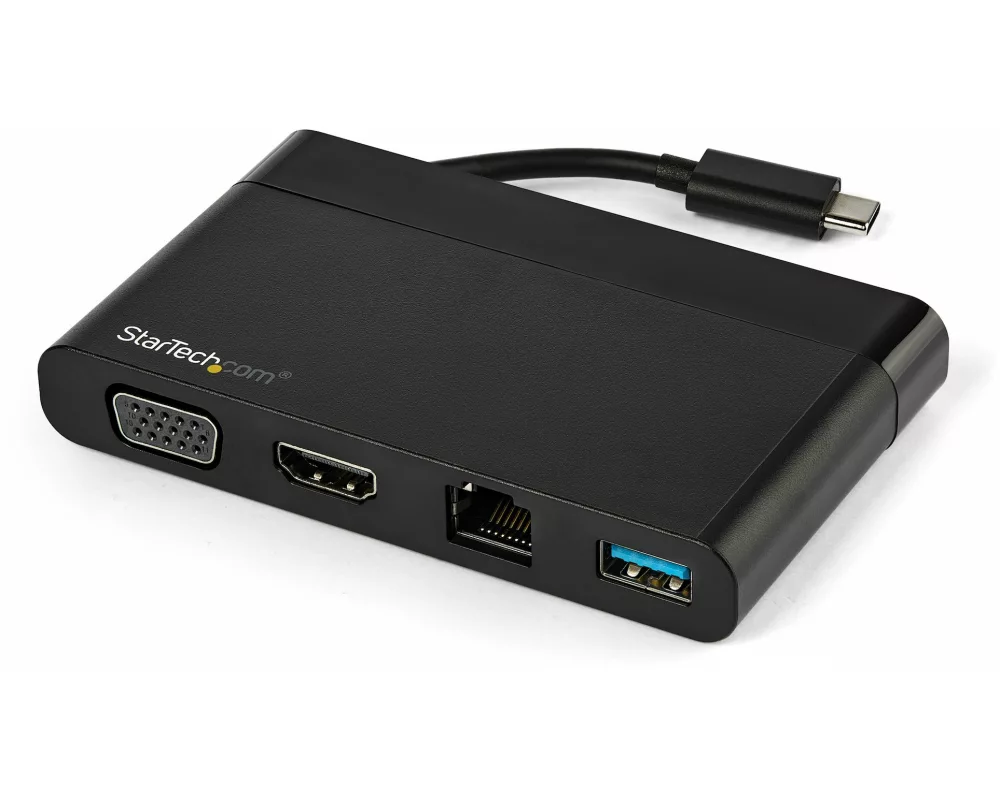 StarTech.com DKT30CHVCM laptop dock/port replicator Kabelgebunden USB 3.2 Gen 1 (3.1 Gen 1) Type-C Schwarz