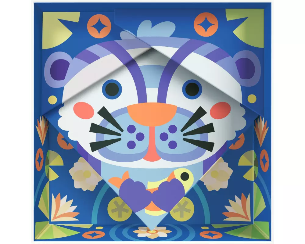 Ravensburger Malen nach Zahlen Set Do it together Otter Mehrfarbig