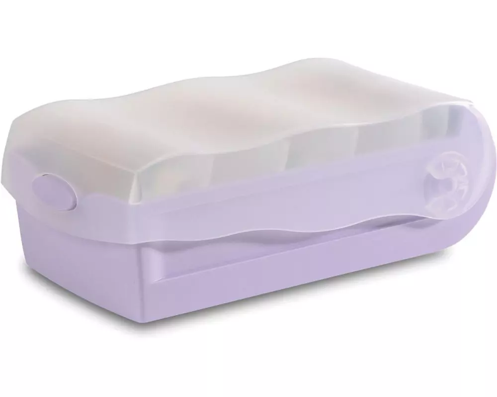 HAN Karteibox Croco A8, Pastelllila