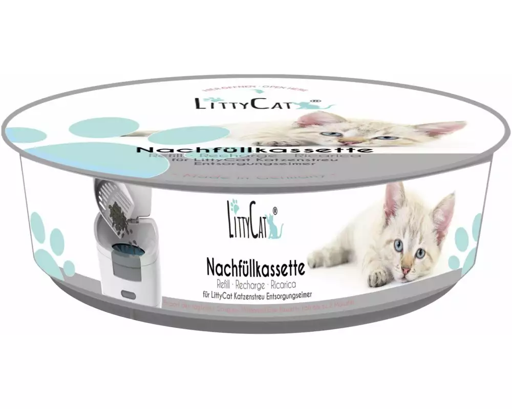 LittyCat Katzenstreueimer Nachfüllkassette 3er Set