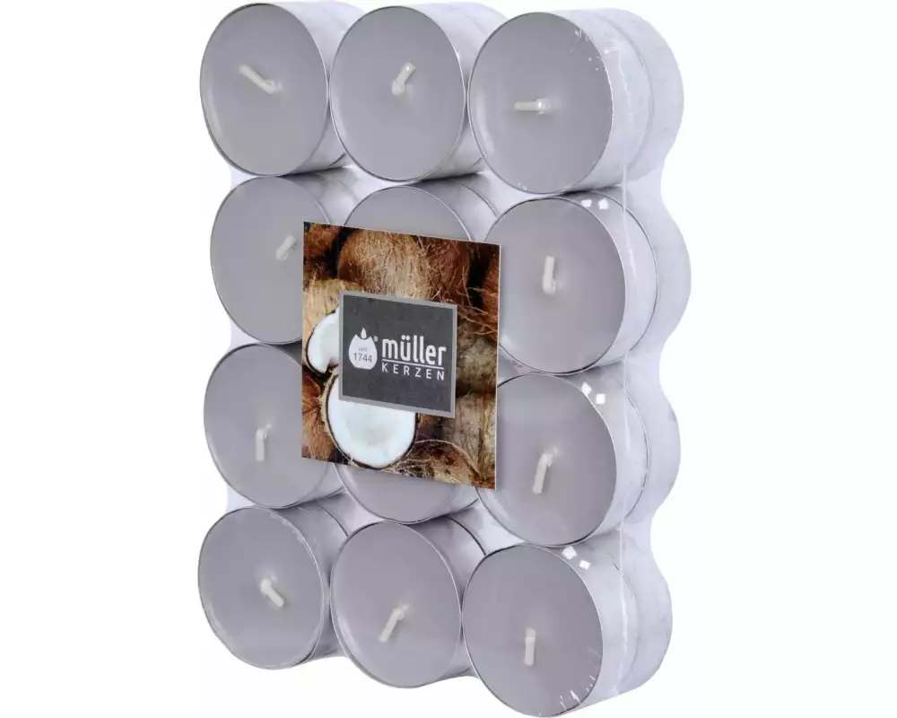 müller Kerzen Duftkerze Coconut Island 24 Stück