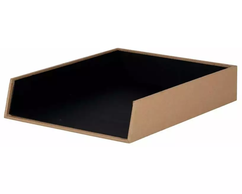 Rössler Ablagekorb S.O.H.O. A4 Braun/Schwarz