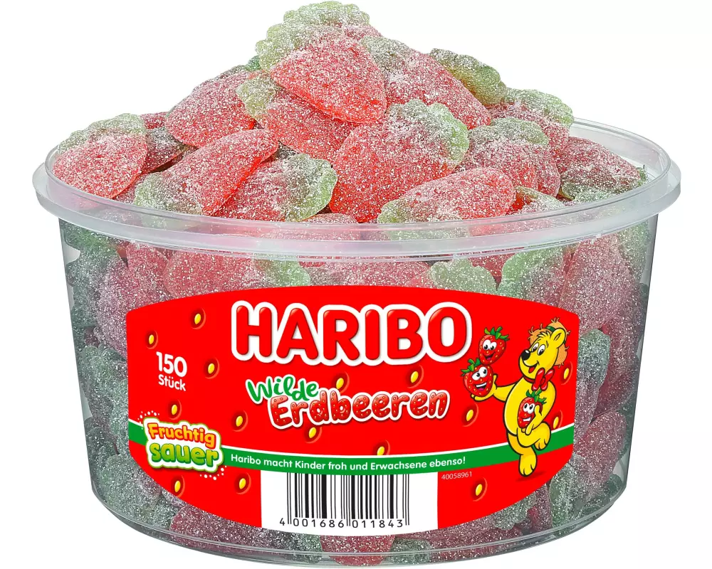 Haribo Haribo Wilde Erdbeeren Sauer 150 St 1200 g