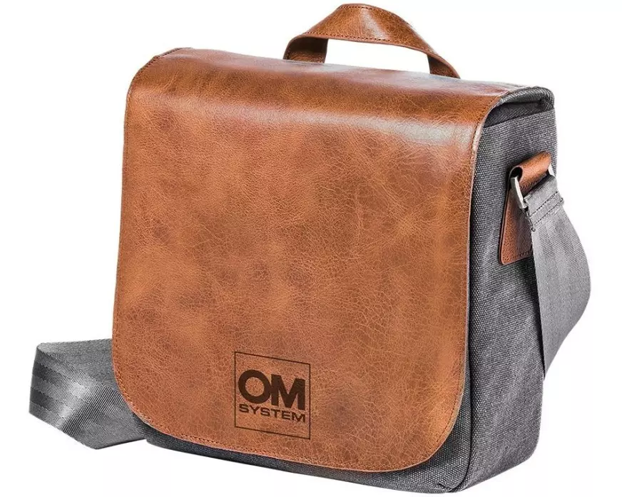 OM-System Kameratasche OM-D Messenger Bag Braun/Grau