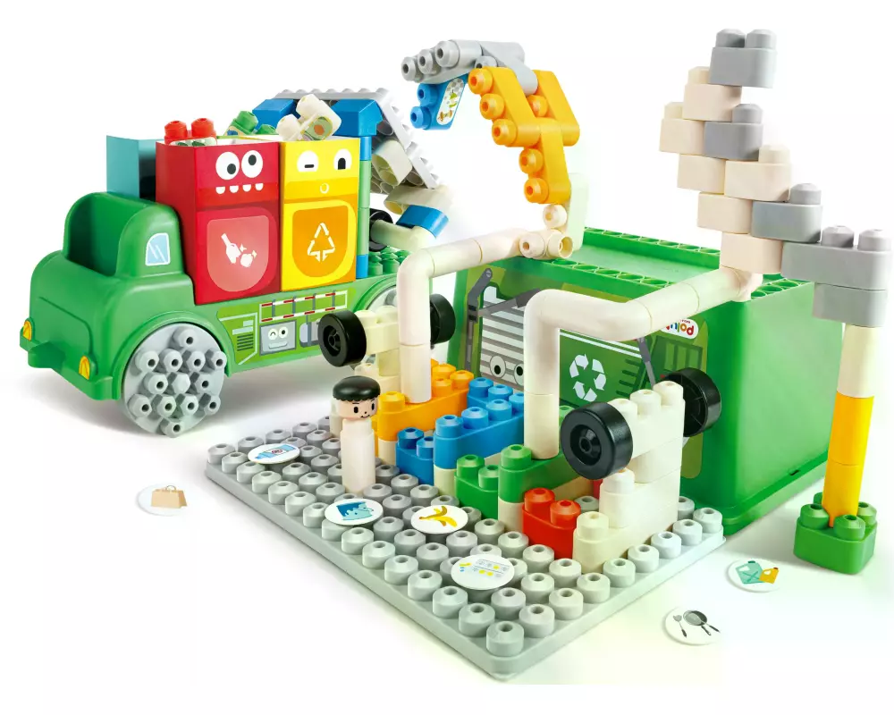 Hape Poly-M Garbage Sorting Truck