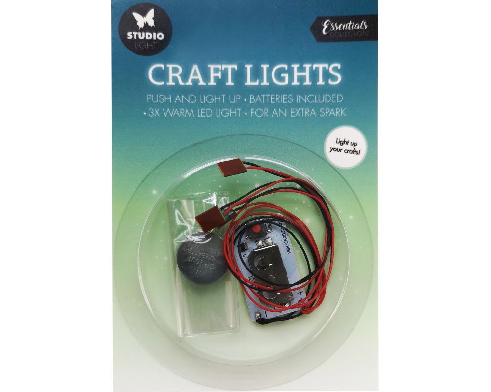 SIZZIX Bastelleuchten 15x10x1cm LED02 warm weiss 3 LED