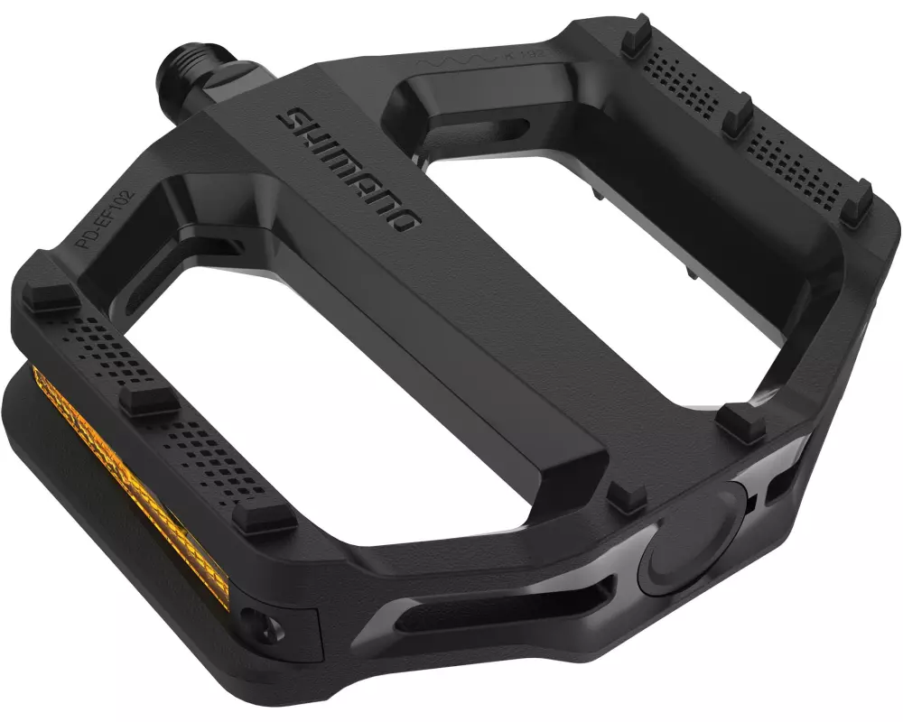 Shimano Fahrradpedale PD-EF102 Schwarz mit Reflektor
