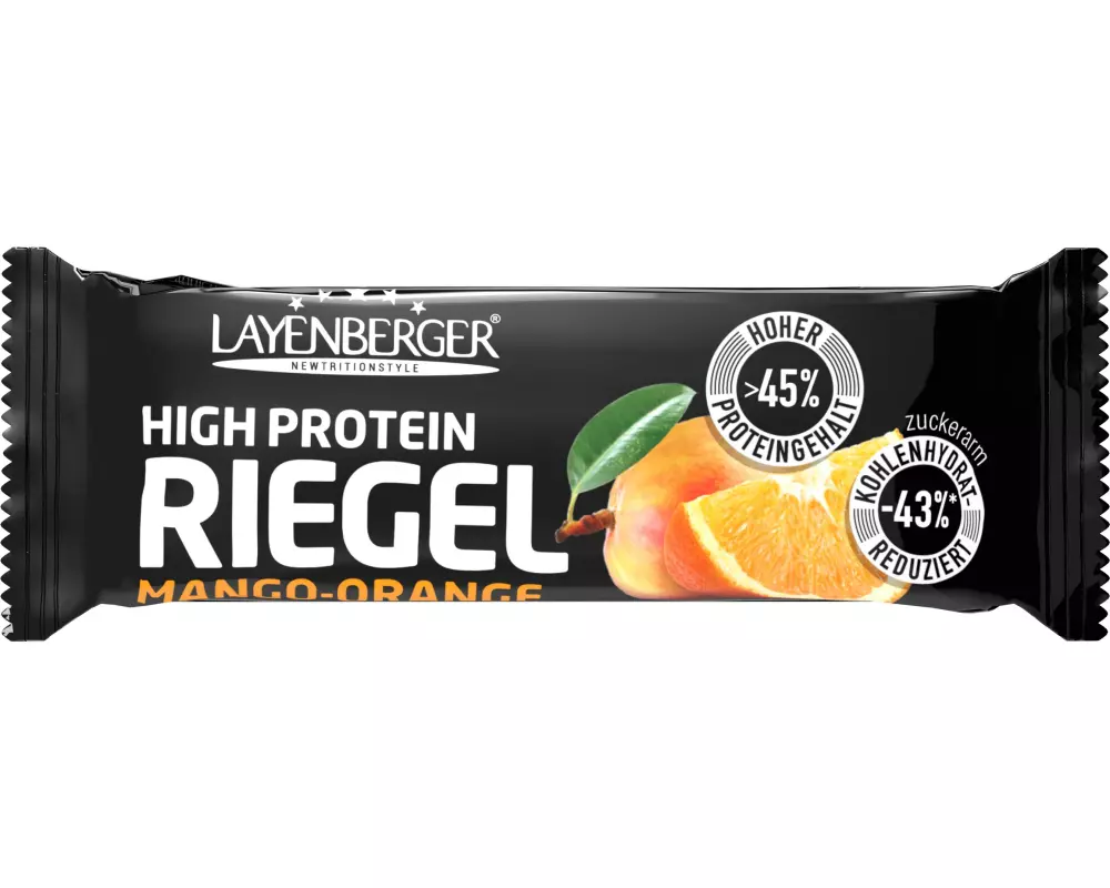 Layenberger Proteinriegel Mango/Orange/Weisse Schokolade, 1 x 35 g