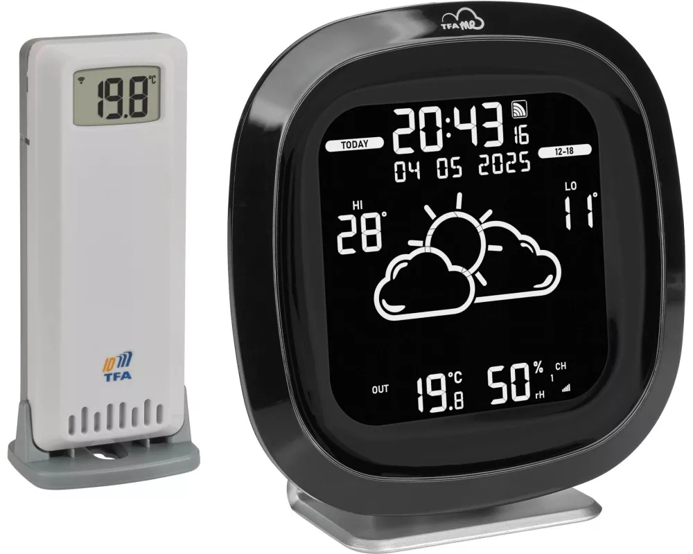 TFA Dostmann Wetterstation WLAN Schwarz