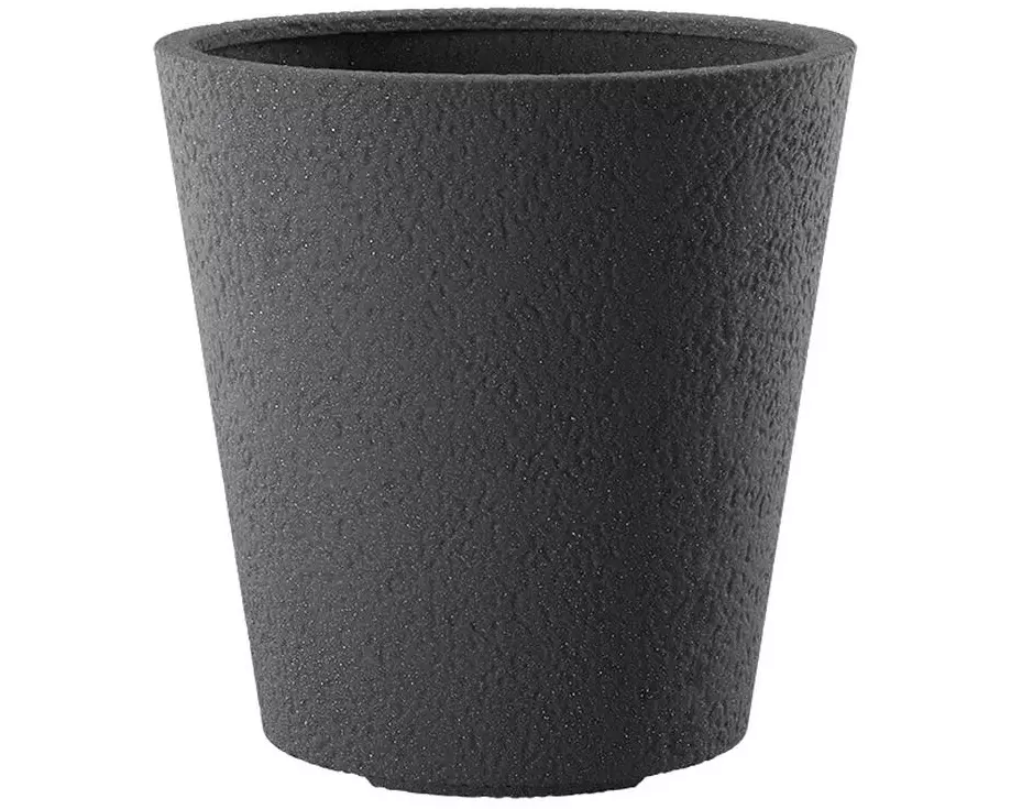 Esteras Blumentopf Kent, 47 cm, Schwarz