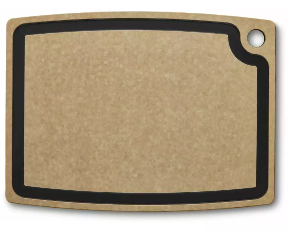 Victorinox Schneidebrett Kitchen Saftrille, 44.4 cm x 33 cm, Beige