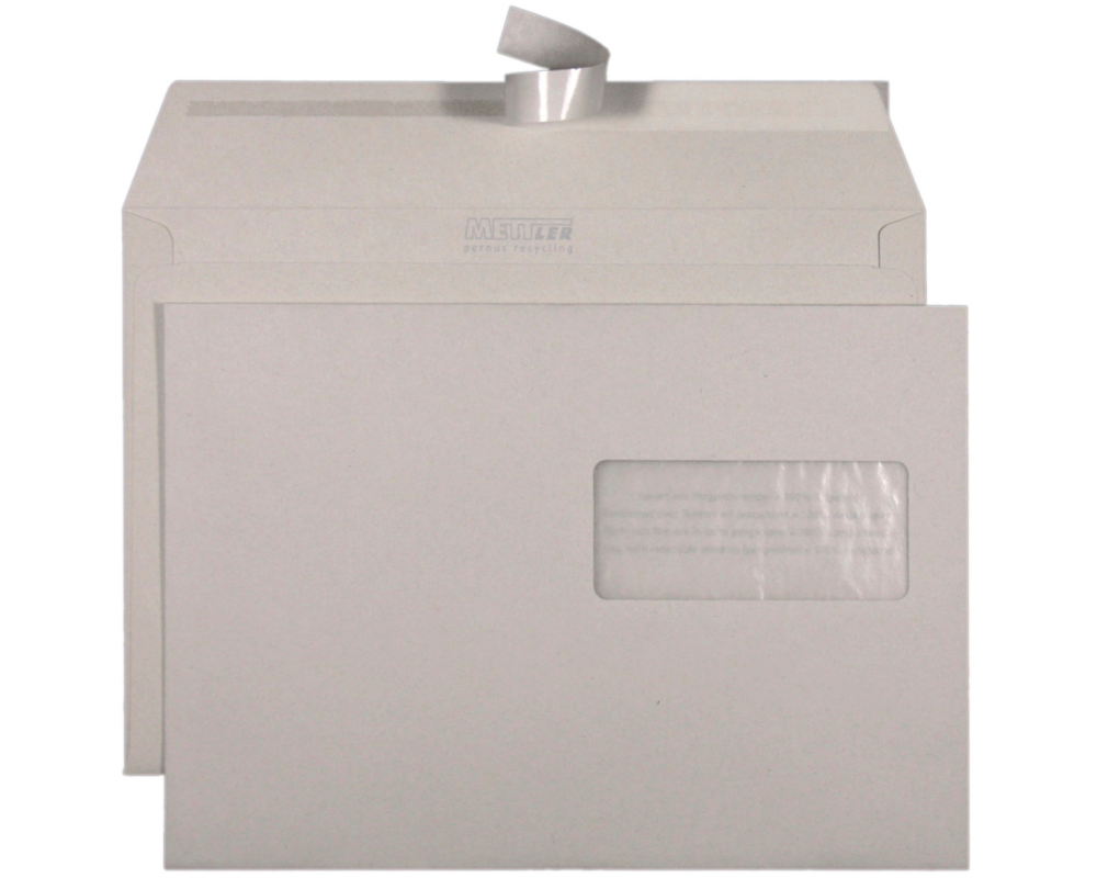 METTLER Couvert Fenster rechts C5 8048 100g, recycling 500 Stk.