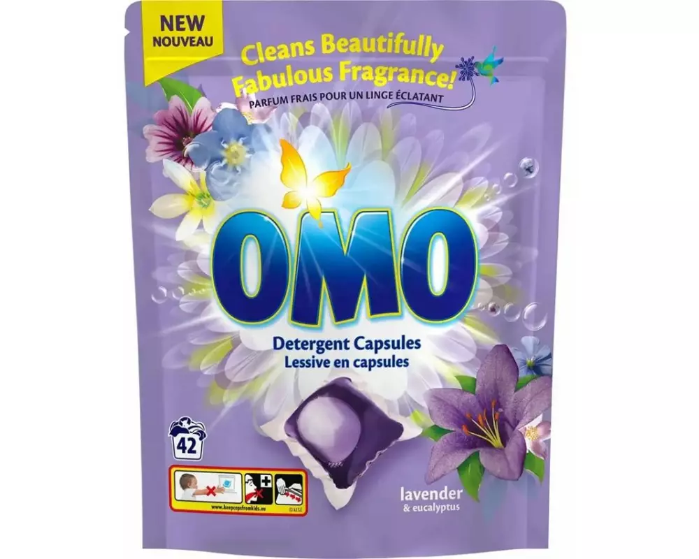 Omo Waschmittel Kapseln Lavendel 42 Stück