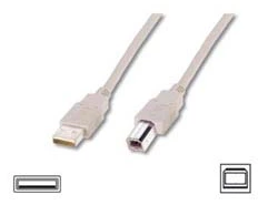 Assmann AK-300105-018-E 1.80 m USB Data Transfer Cable for Scanner, Printer