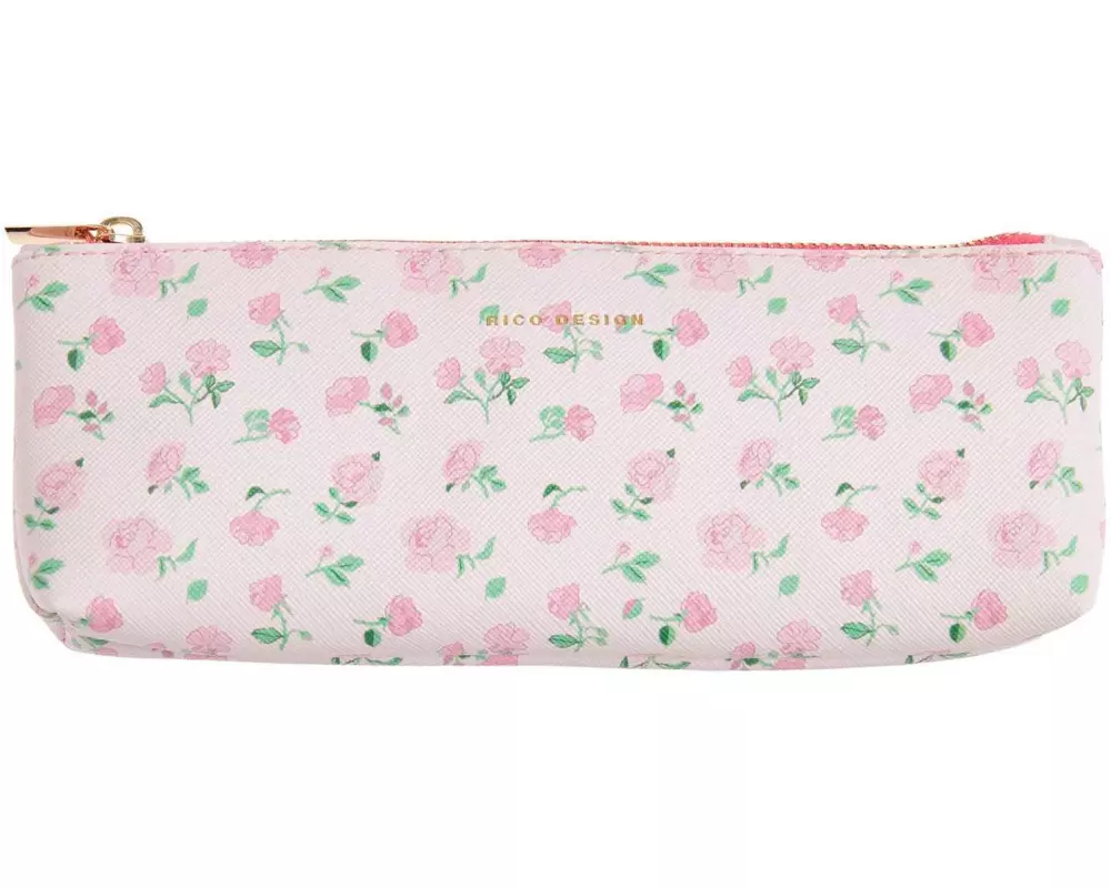 Rico Design Etui La Vie en Rose 20 x 6.5 cm, Rosa