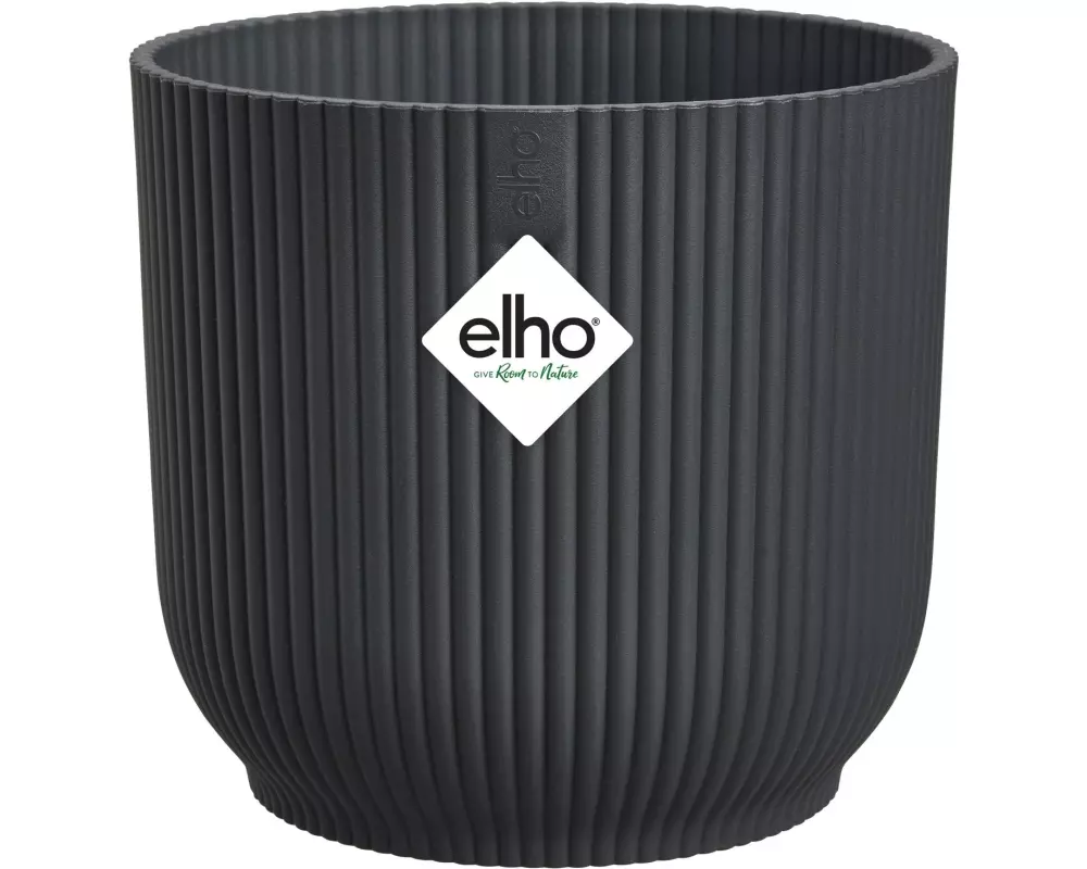 Elho Blumentopf Vibes Fold mini 0.5 l, Anthrazit