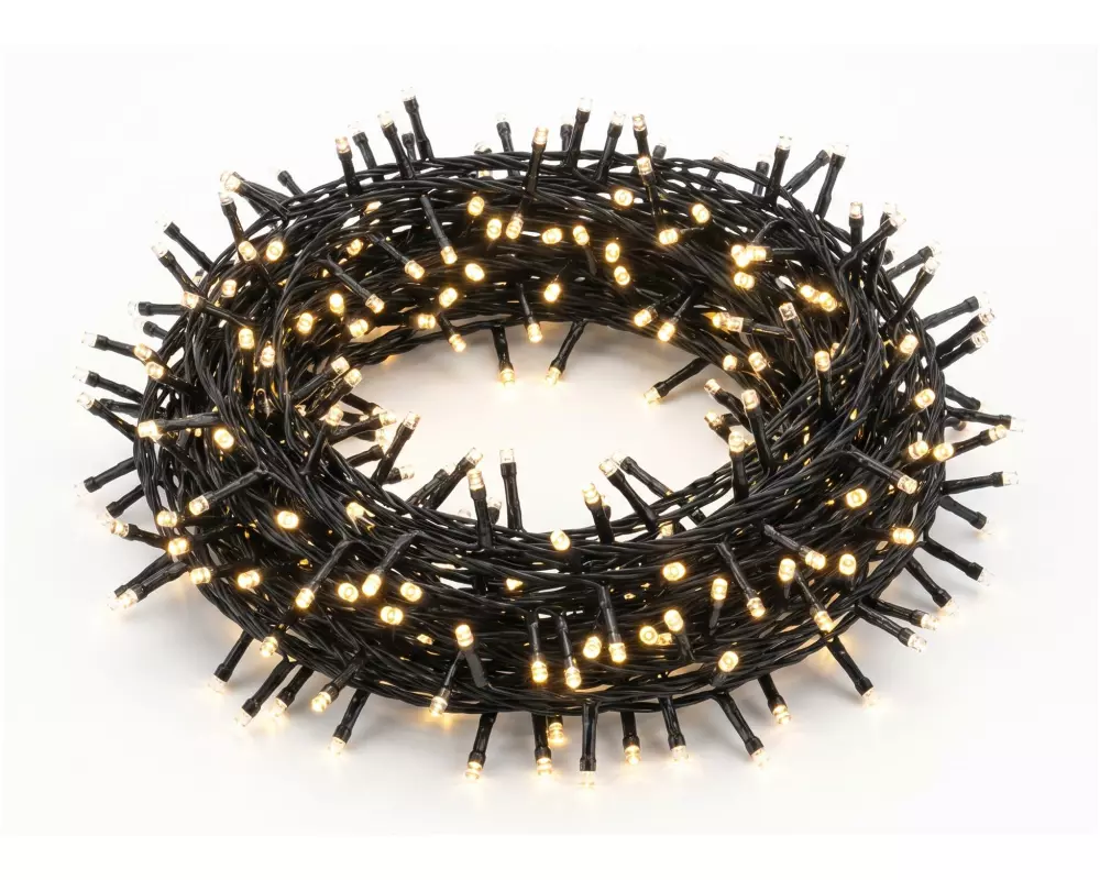 COCON Lichterkette Fenstersims, 288 LEDs Warmweiss, 3.7 m