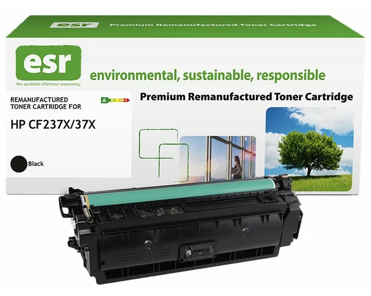 ESR Toner cartridge compatible with HP CF237X black High Capacity remanufactured 25.000 pages