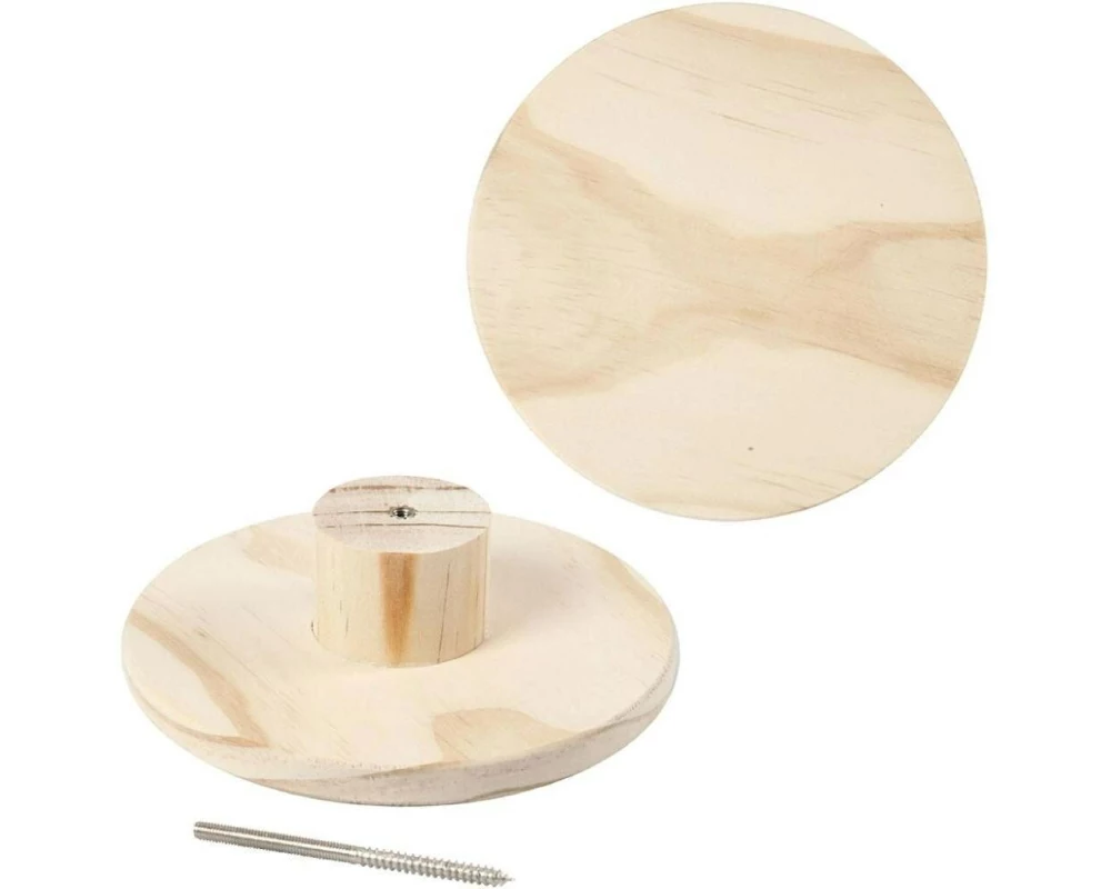 Creativ Company Holzartikel Garderobenhaken 15 cm, 1 Stück