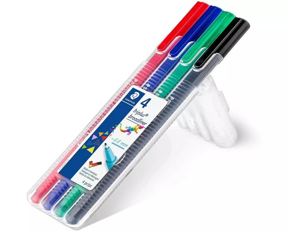 Staedtler Fineliner Triplus broadliner 338 4 Stück