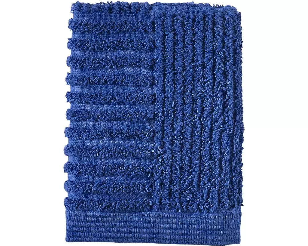 Zone Denmark Waschlappen Classic 30 x 30 cm, Indigo