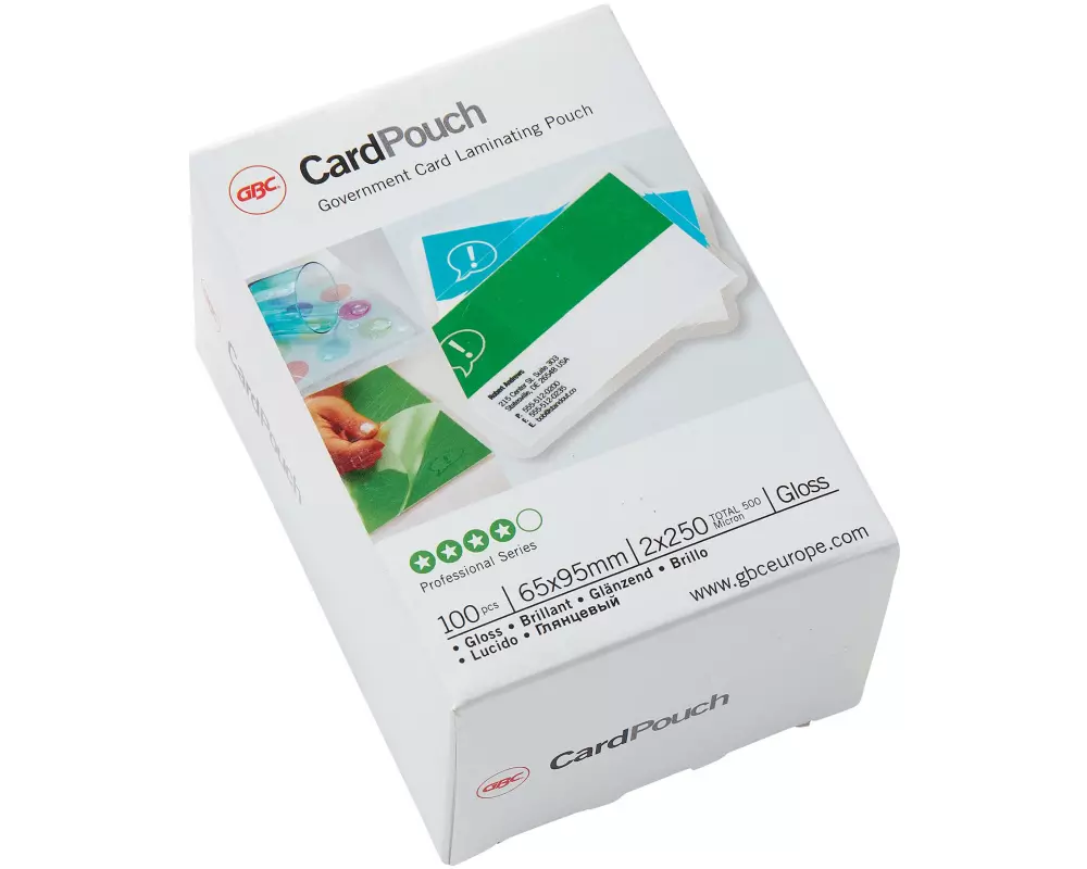 GBC Laminierfolie Card Kleinformat, 250 mic, 100 Stück